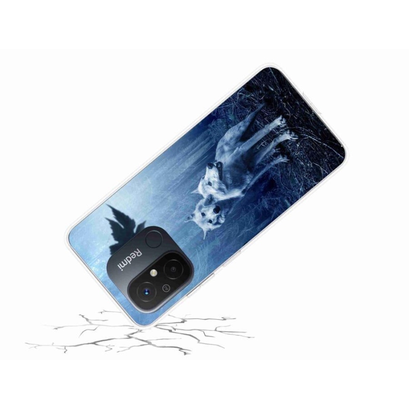 Gél borítás mmCase a Xiaomi Redmi 12C-hez - farkasok az erdőben