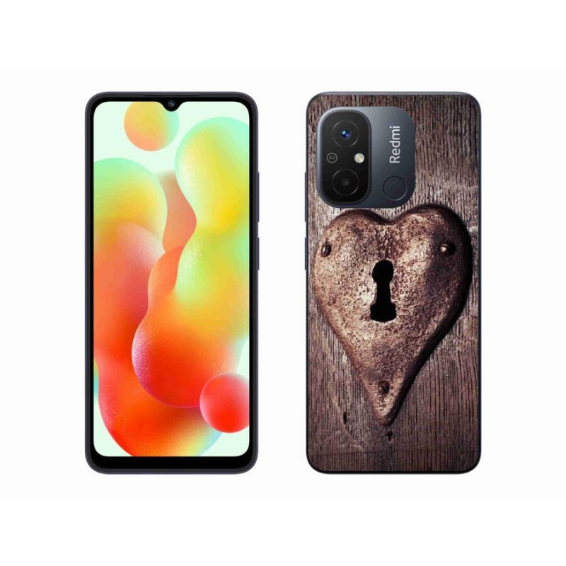 Gél borító mmCase a Xiaomi Redmi 12C-hez - szív alakú zár