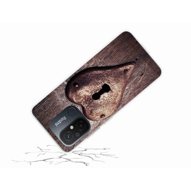 Gél borító mmCase a Xiaomi Redmi 12C-hez - szív alakú zár