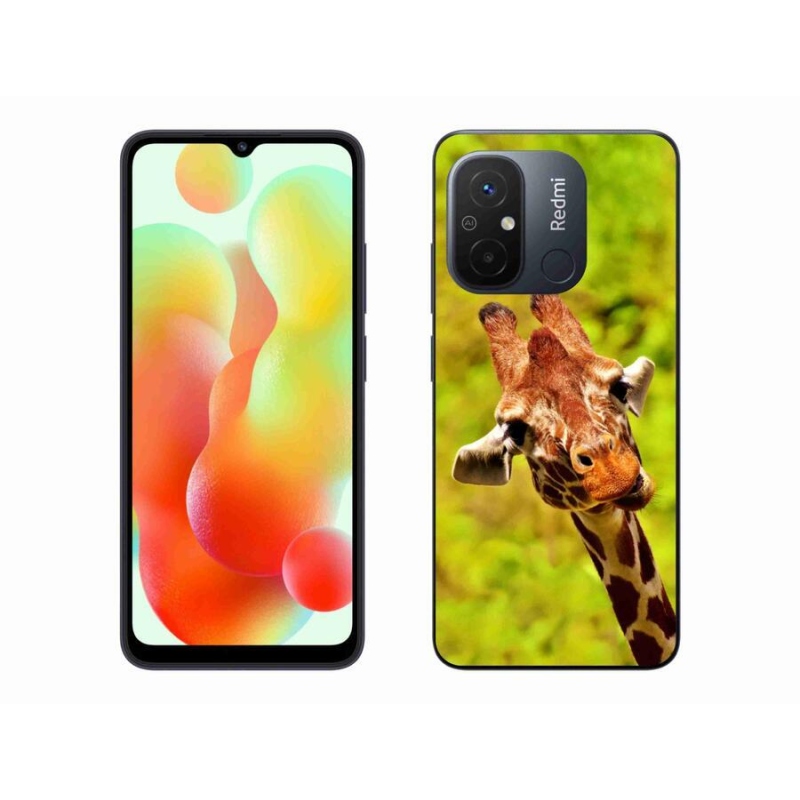 Gél borítás mmCase a Xiaomi Redmi 12C-hez - zsiráf