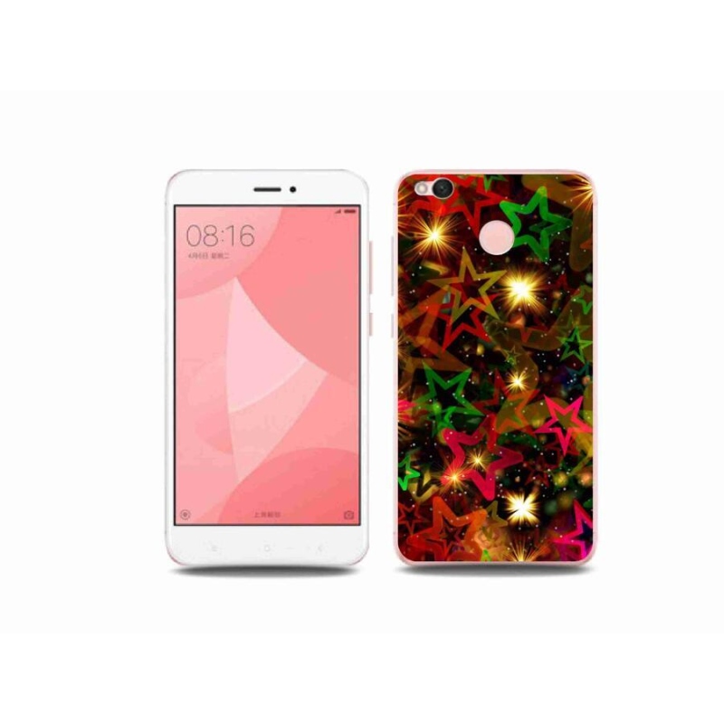 Gél borítás mmCase a Xiaomi Redmi 4X-hez - színes csillagok