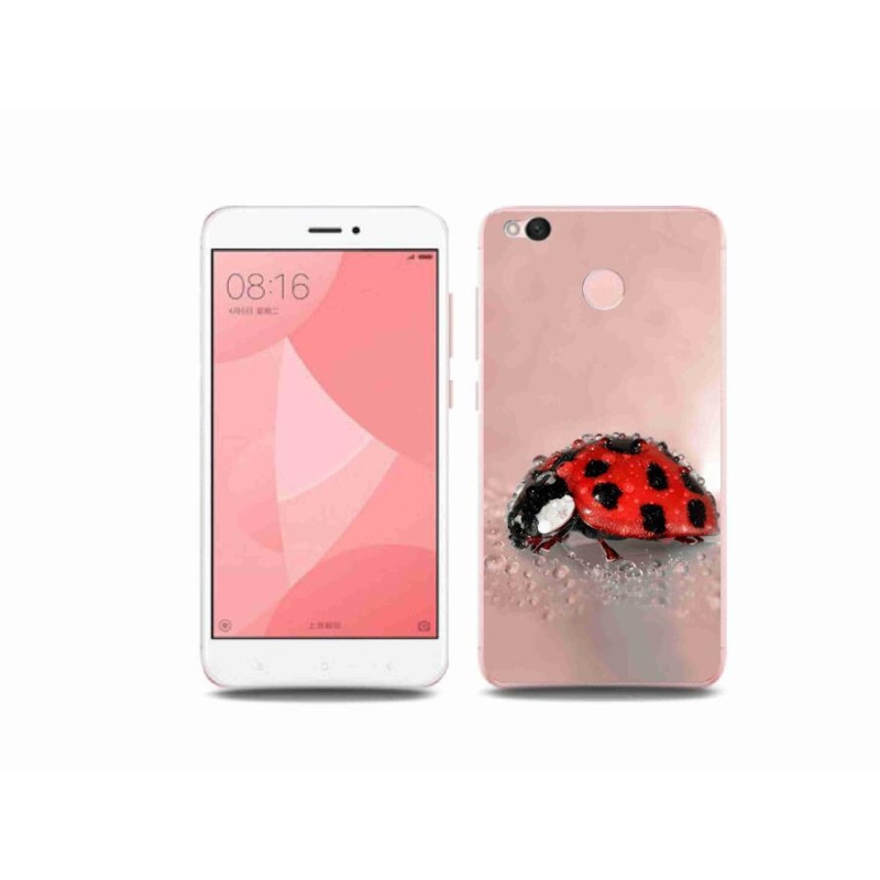 Gél borítás mmCase a Xiaomi Redmi 4X készülékhez - katicabogár