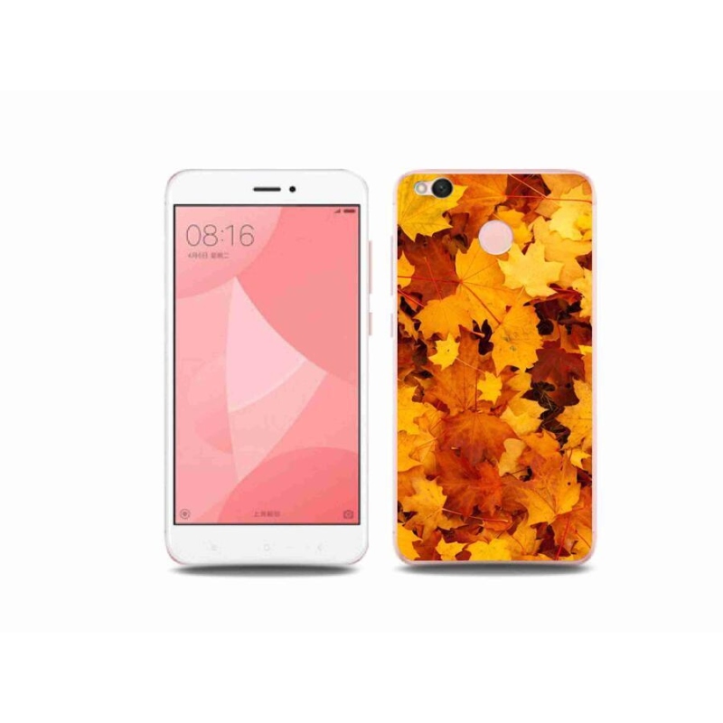 Gél borítás mmCase a Xiaomi Redmi 4X-hez - juharlevelek