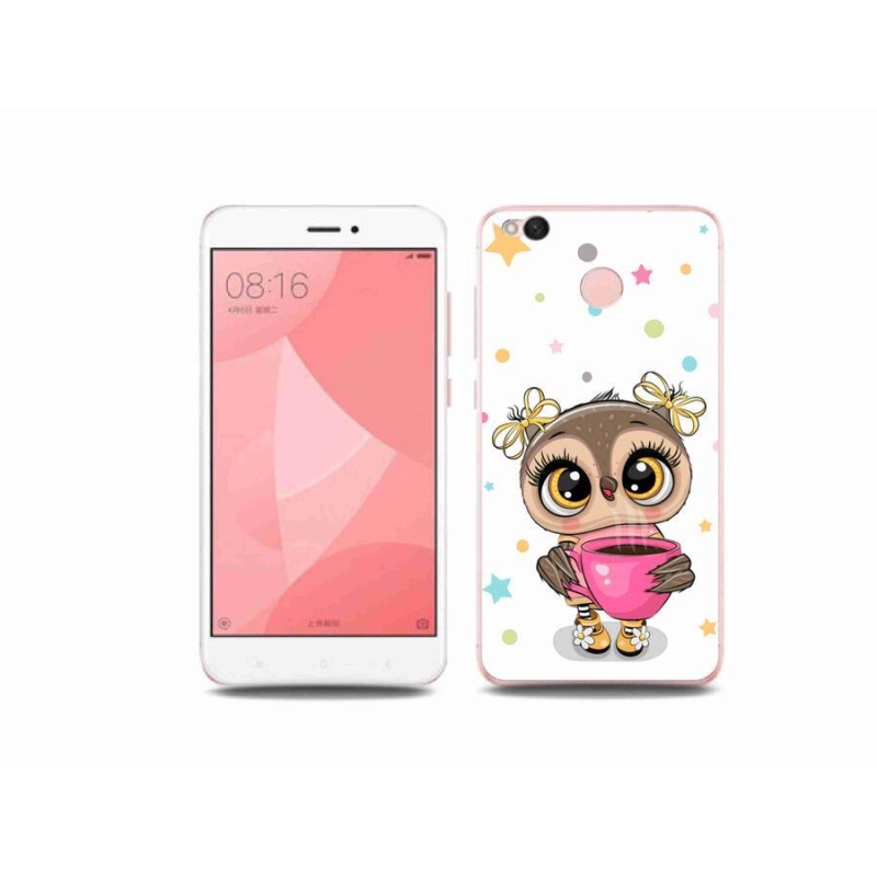 Gél borítás mmCase a Xiaomi Redmi 4X-hez - rajzfilm bagoly