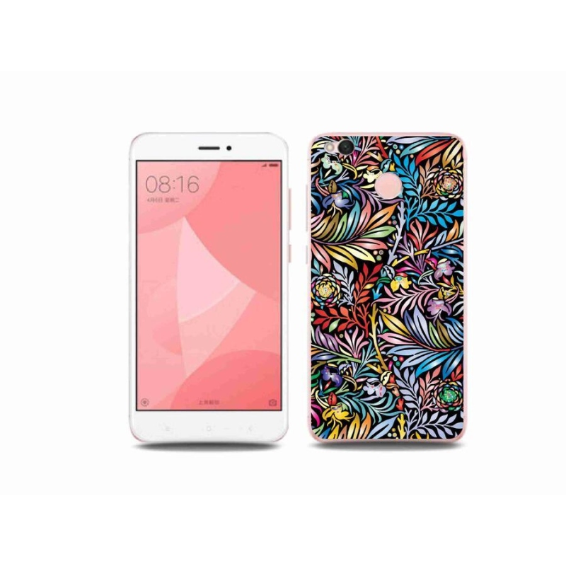 Gél borító mmCase a Xiaomi Redmi 4X-hez - virágok 5