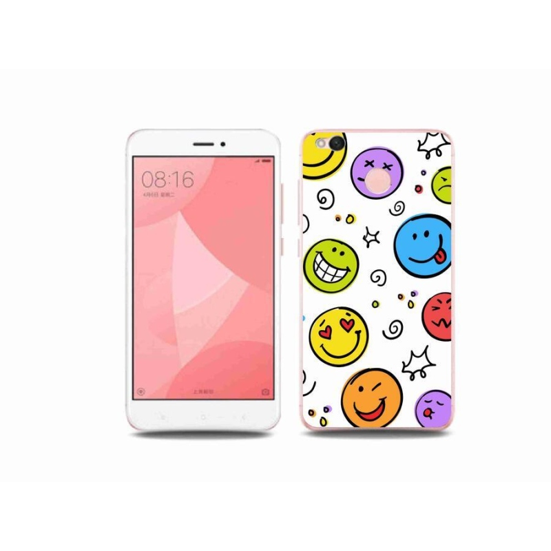 Gél borító mmCase a Xiaomi Redmi 4X-hez - smiley-k