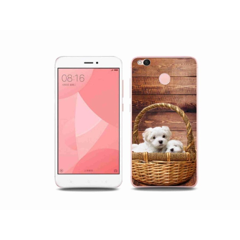 Gél borítás mmCase a Xiaomi Redmi 4X-hez - kölyökkutyák