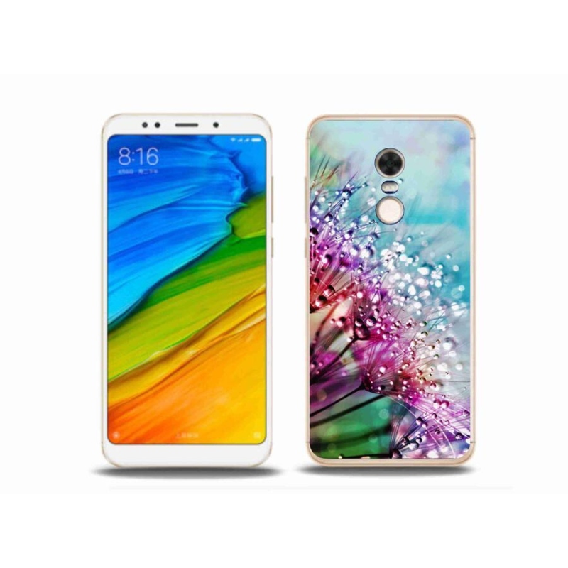 Gél borítás mmCase a Xiaomi Redmi 5 Plus számára - színes virágok