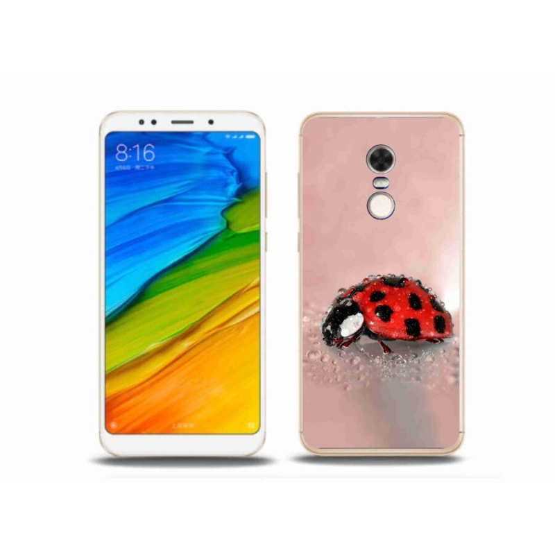 Gél borítás mmCase a Xiaomi Redmi 5 Plus készülékhez - katicabogár
