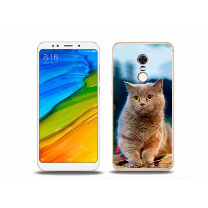 Gél borítás mmCase a Xiaomi Redmi 5 Plus készülékhez - Brit kék 2