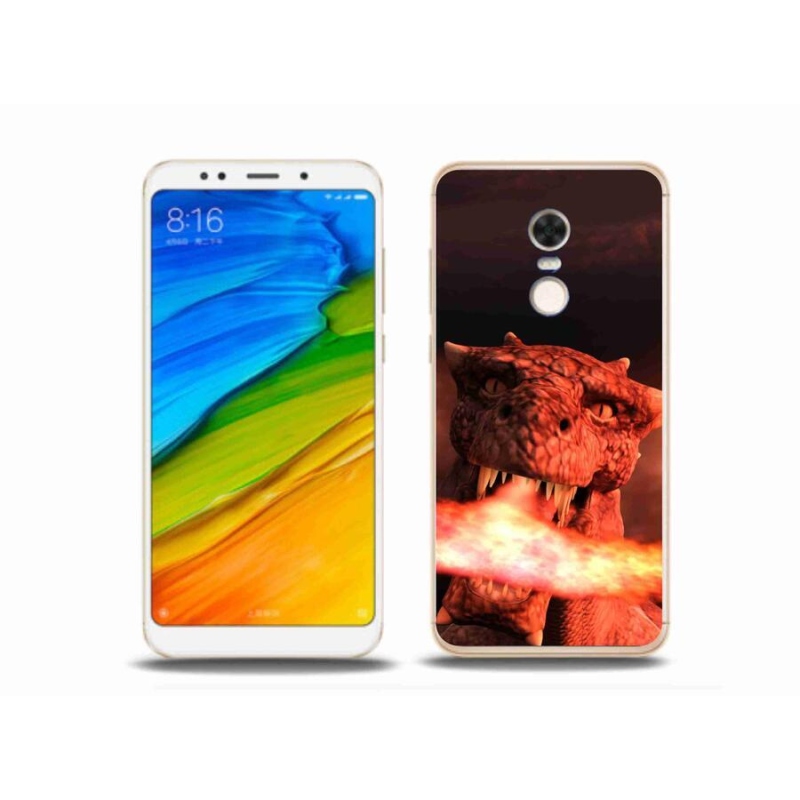 Gél borítás mmCase a Xiaomi Redmi 5 Plus-hoz - sárkány