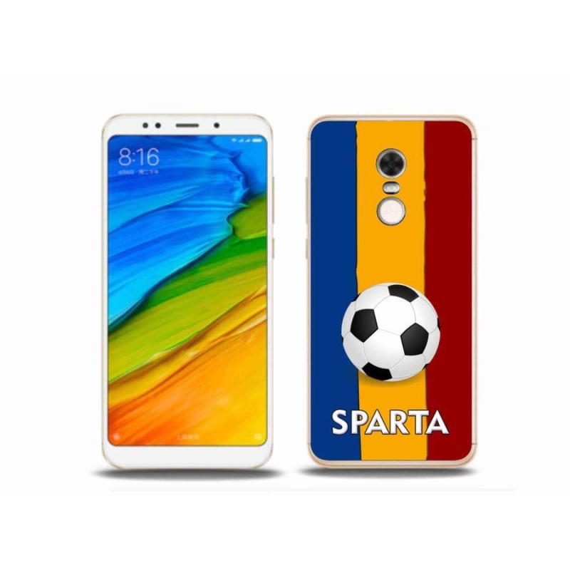 Gél borítás mmCase a Xiaomi Redmi 5 Plus számára - futball 1