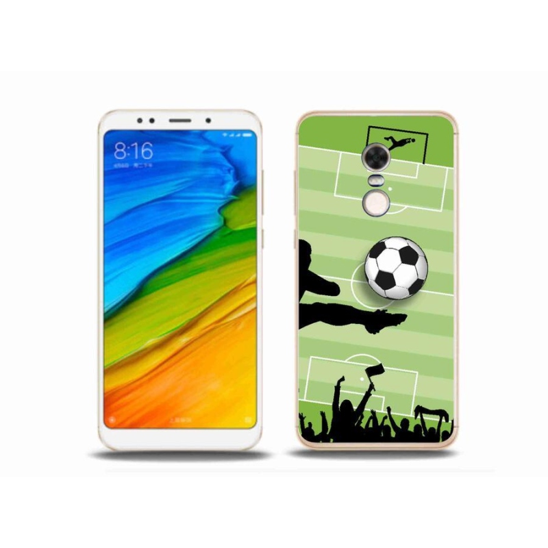 Gél borítás mmCase a Xiaomi Redmi 5 Plus számára - futball 3
