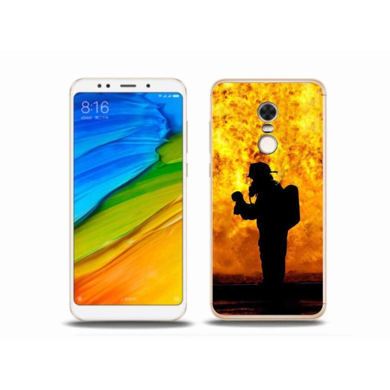 Gél borítás mmCase a Xiaomi Redmi 5 Plus számára - tűzoltó