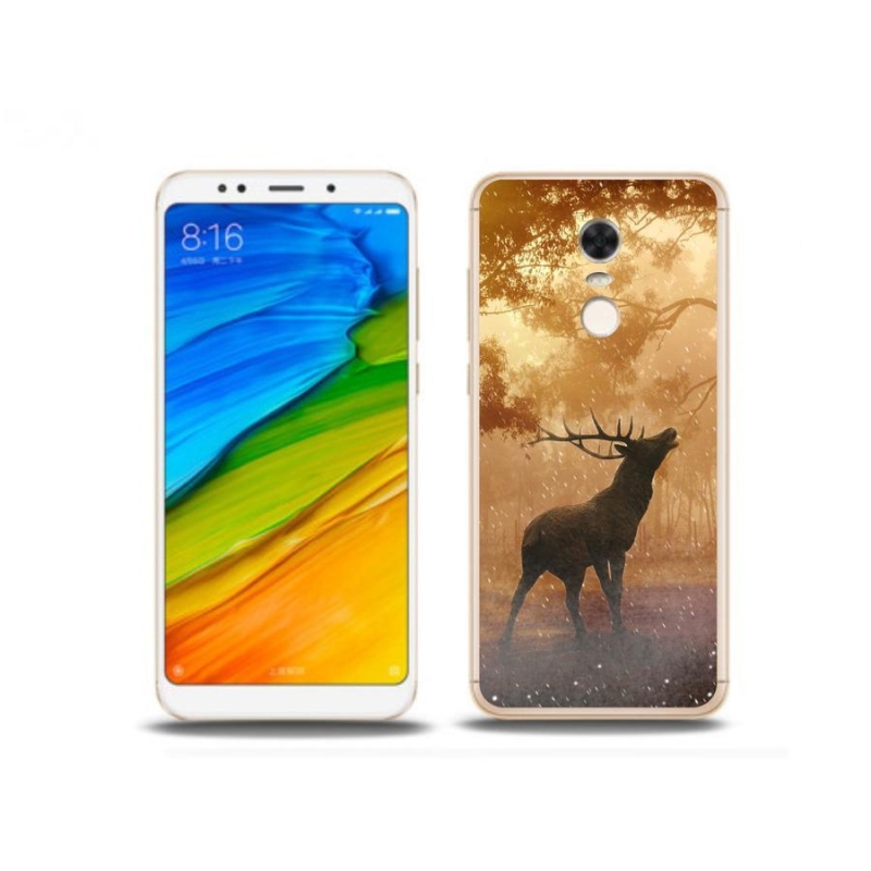 Gél borítás mmCase a Xiaomi Redmi 5 Plus számára - szarvas a vadászaton