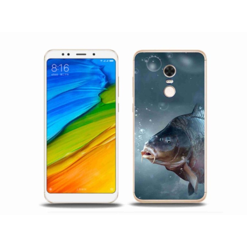 Gél borítás mmCase a Xiaomi Redmi 5 Plus számára - ponty és buborékok