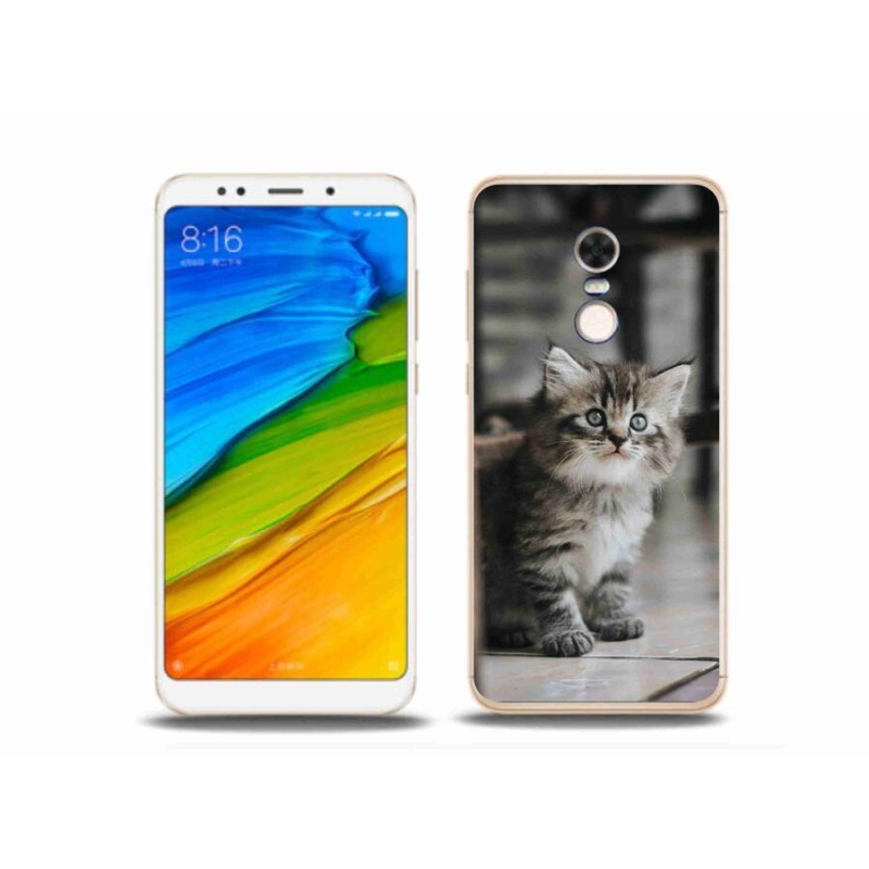 Gél borítás mmCase a Xiaomi Redmi 5 Plus számára - cica