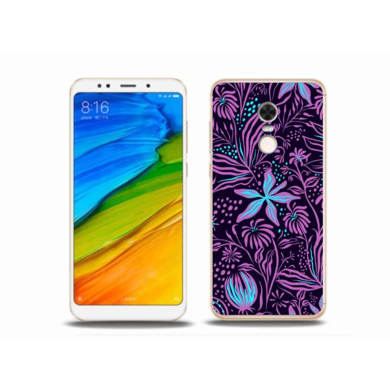 Gél borítás mmCase a Xiaomi Redmi 5 Plus számára - virágok 2