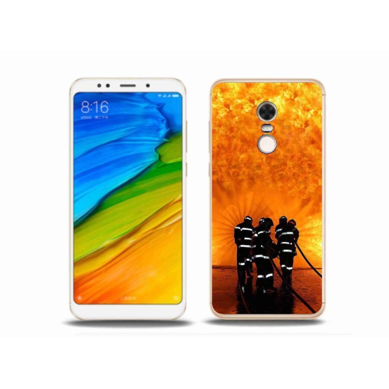 Gél borítás mmCase a Xiaomi Redmi 5 Plus-hoz - tűz