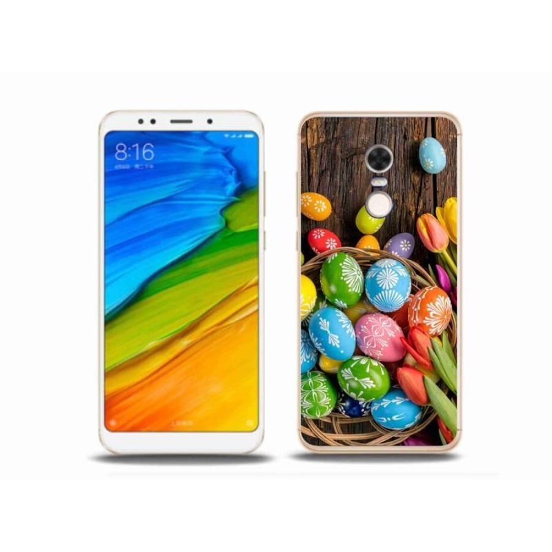 Gél borítás mmCase a Xiaomi Redmi 5 Plus számára - Húsvéti tojások