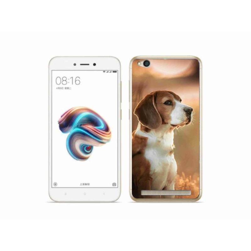 Gél borítás mmCase a Xiaomi Redmi 5A számára - bézs színű