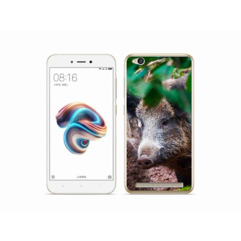 Gél borítás mmCase a Xiaomi Redmi 5A számára - vaddisznó