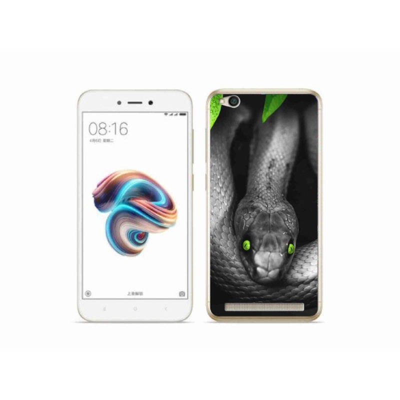 Gél borítás mmCase a Xiaomi Redmi 5A számára - kígyó