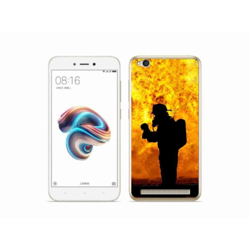 Gél borítás mmCase a Xiaomi Redmi 5A számára - tűzoltó