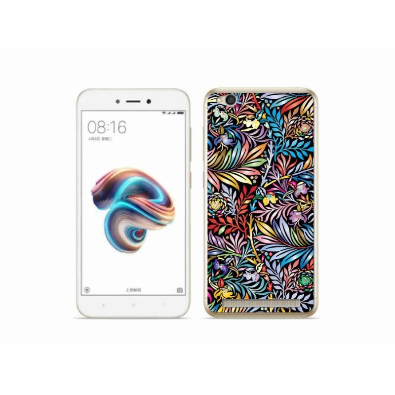 Gél borító mmCase a Xiaomi Redmi 5A számára - virágok 5