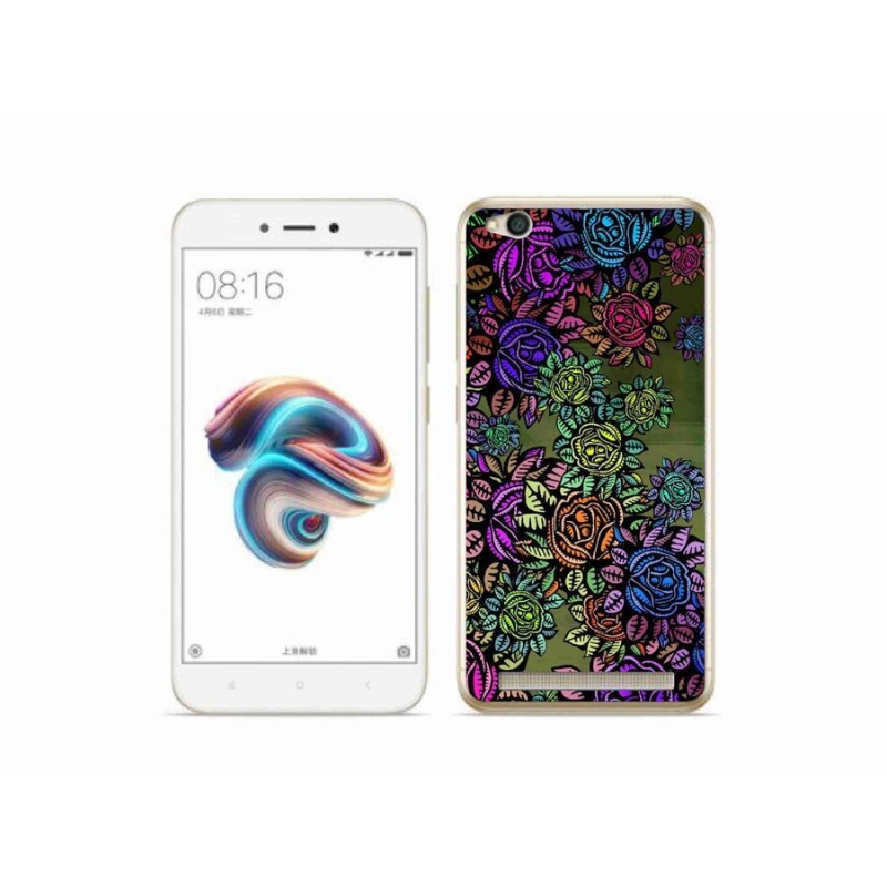 Gél borító mmCase a Xiaomi Redmi 5A - virágok 6