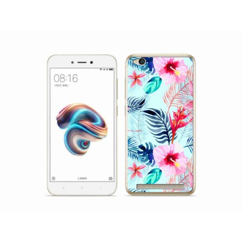 Gél borítás mmCase a Xiaomi Redmi 5A számára - virágok