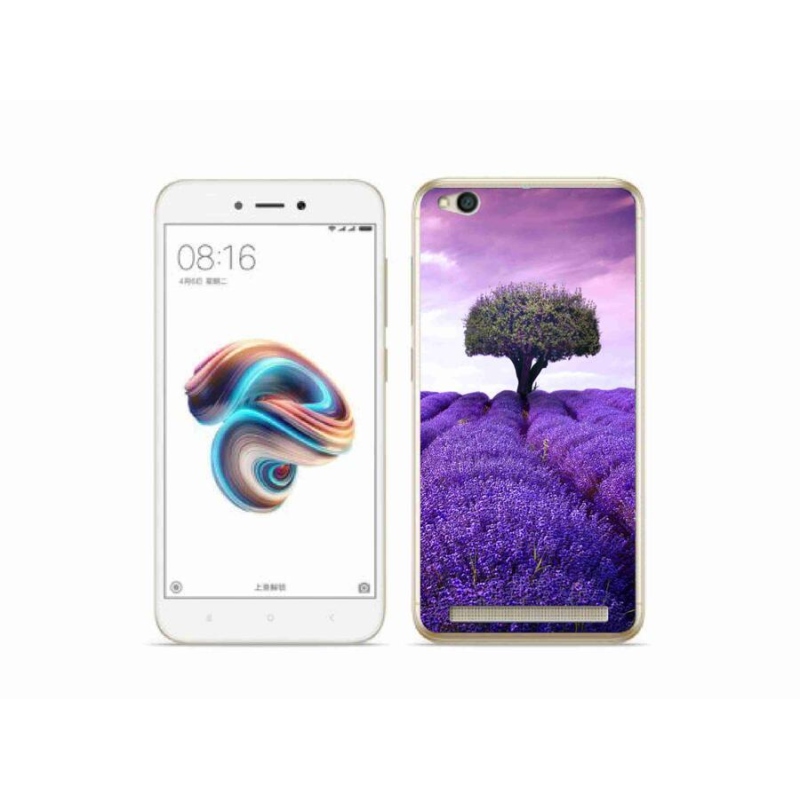 Gél borítás mmCase a Xiaomi Redmi 5A számára - levendula rét