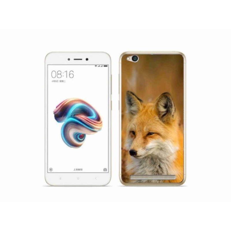 Gél borítás mmCase a Xiaomi Redmi 5A számára - róka