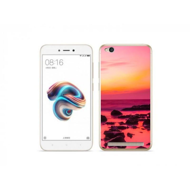 Gél borítás mmCase a Xiaomi Redmi 5A számára - tenger és ragyogás