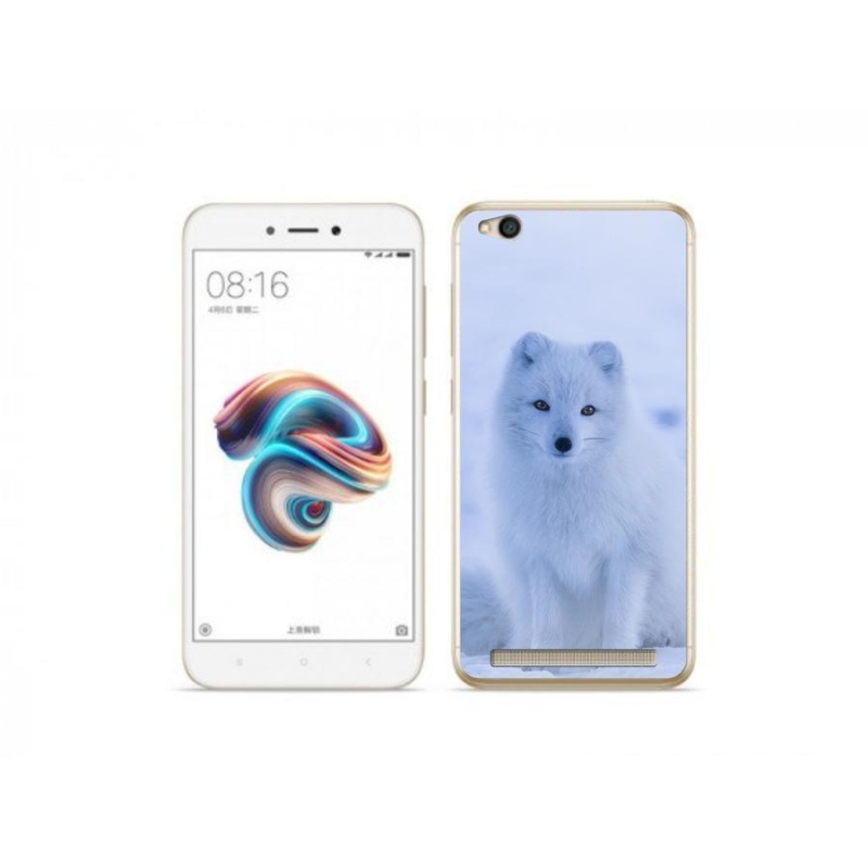 Gél borítás mmCase a Xiaomi Redmi 5A számára - polár róka