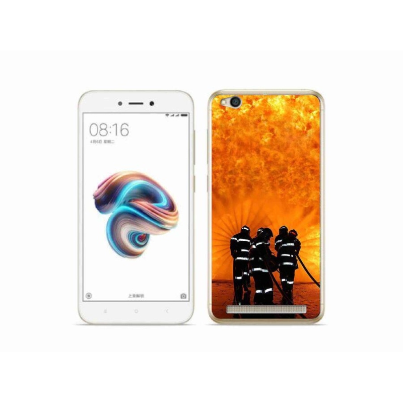 Gél borítás mmCase a Xiaomi Redmi 5A számára - tűz