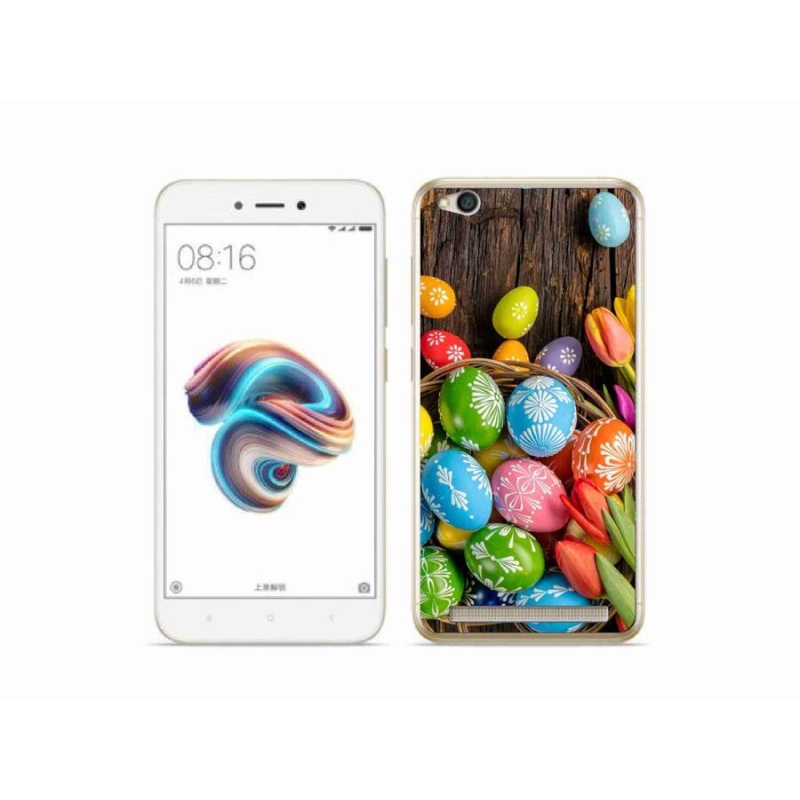 Gél borítás mmCase a Xiaomi Redmi 5A számára - Húsvéti tojások