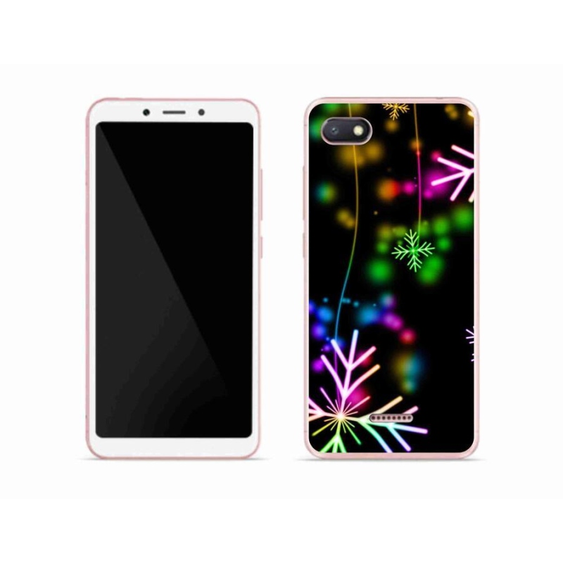 Gél borítás mmCase a Xiaomi Redmi 6A számára - színes pelyhekkel