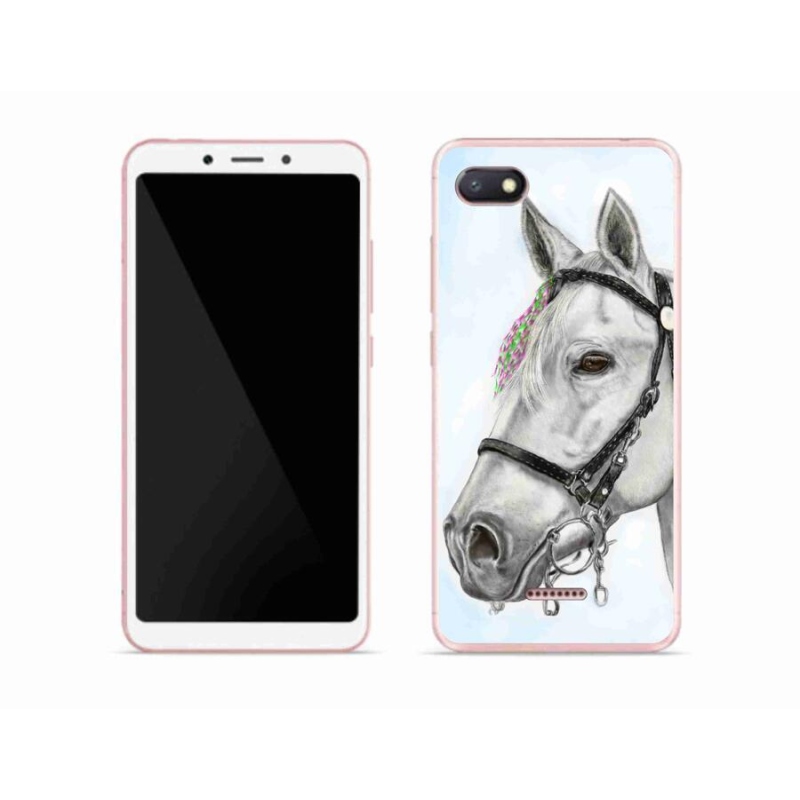 Gél borítás mmCase a Xiaomi Redmi 6A - fehér ló 1