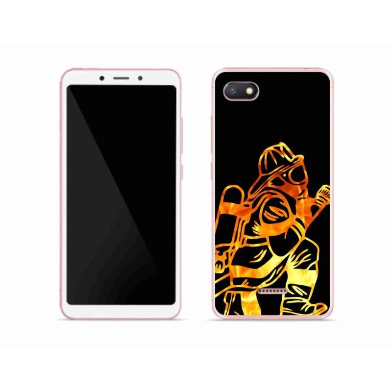 Gél borítás mmCase a Xiaomi Redmi 6A számára - tűzoltó 1