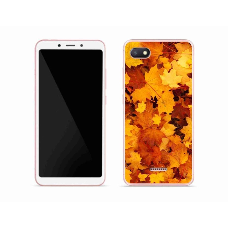 Gél borítás mmCase a Xiaomi Redmi 6A számára - juharlevelek