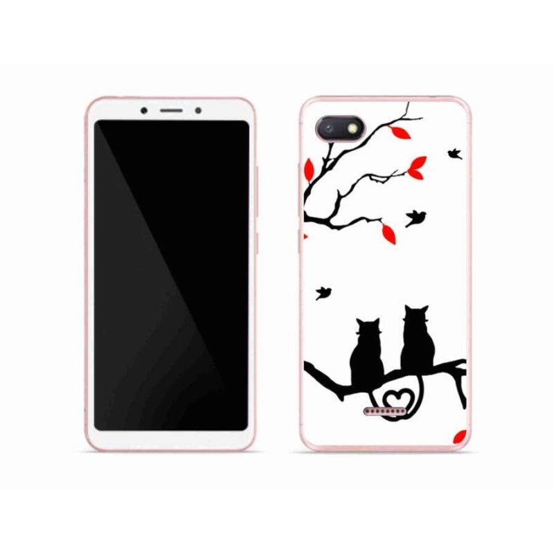 Gél borítás mmCase a Xiaomi Redmi 6A számára - macska szeretet