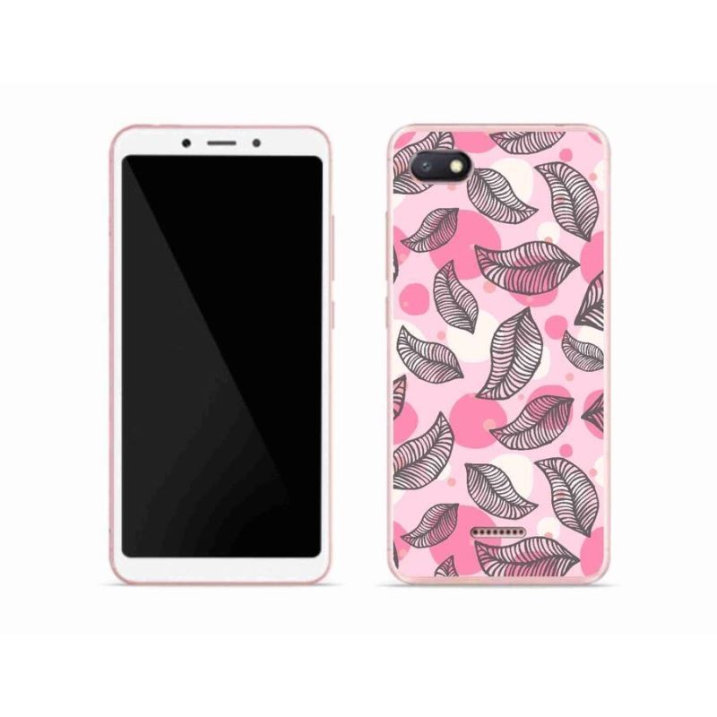 Gél borítás mmCase a Xiaomi Redmi 6A számára - rajzfilmes hulló levelek