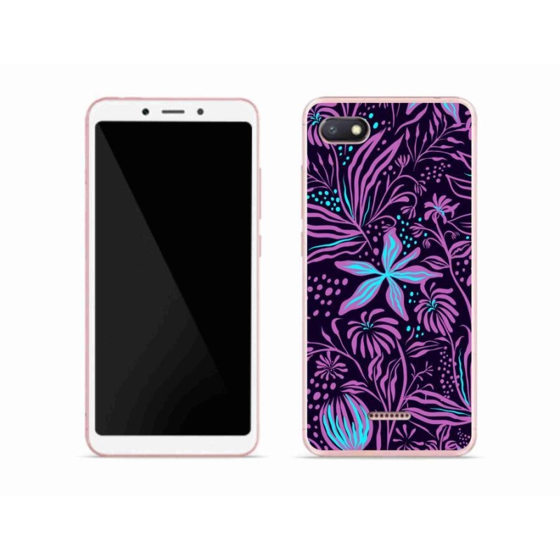 Gél borítás mmCase a Xiaomi Redmi 6A számára - virágok 2