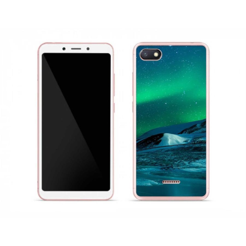 Gél borítás mmCase a Xiaomi Redmi 6A számára - sarki fény