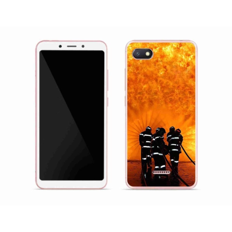 Gél borítás mmCase a Xiaomi Redmi 6A számára - tűz