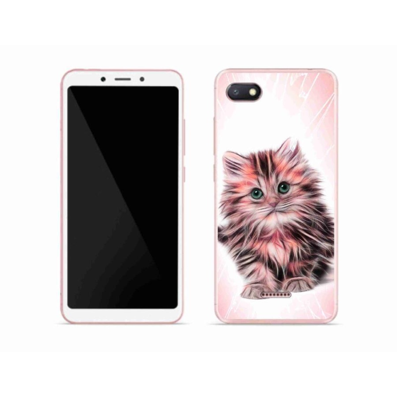 Gél borítás mmCase a Xiaomi Redmi 6A számára - aranyos cica