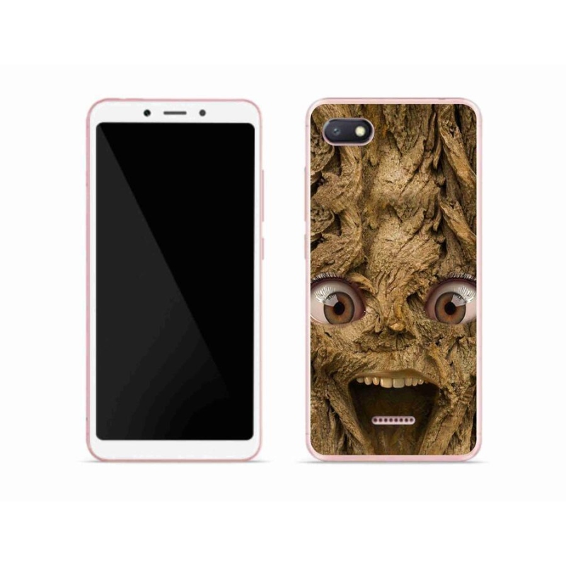 Gél borítás mmCase a Xiaomi Redmi 6A számára - vidám fa szemekkel