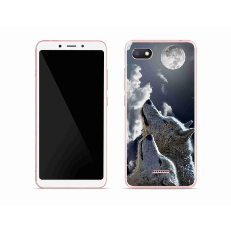 Gél borítás mmCase a Xiaomi Redmi 6A számára - farkasok