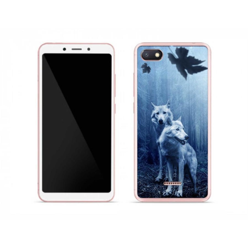 Gél borítás mmCase a Xiaomi Redmi 6A számára - farkasok az erdőben